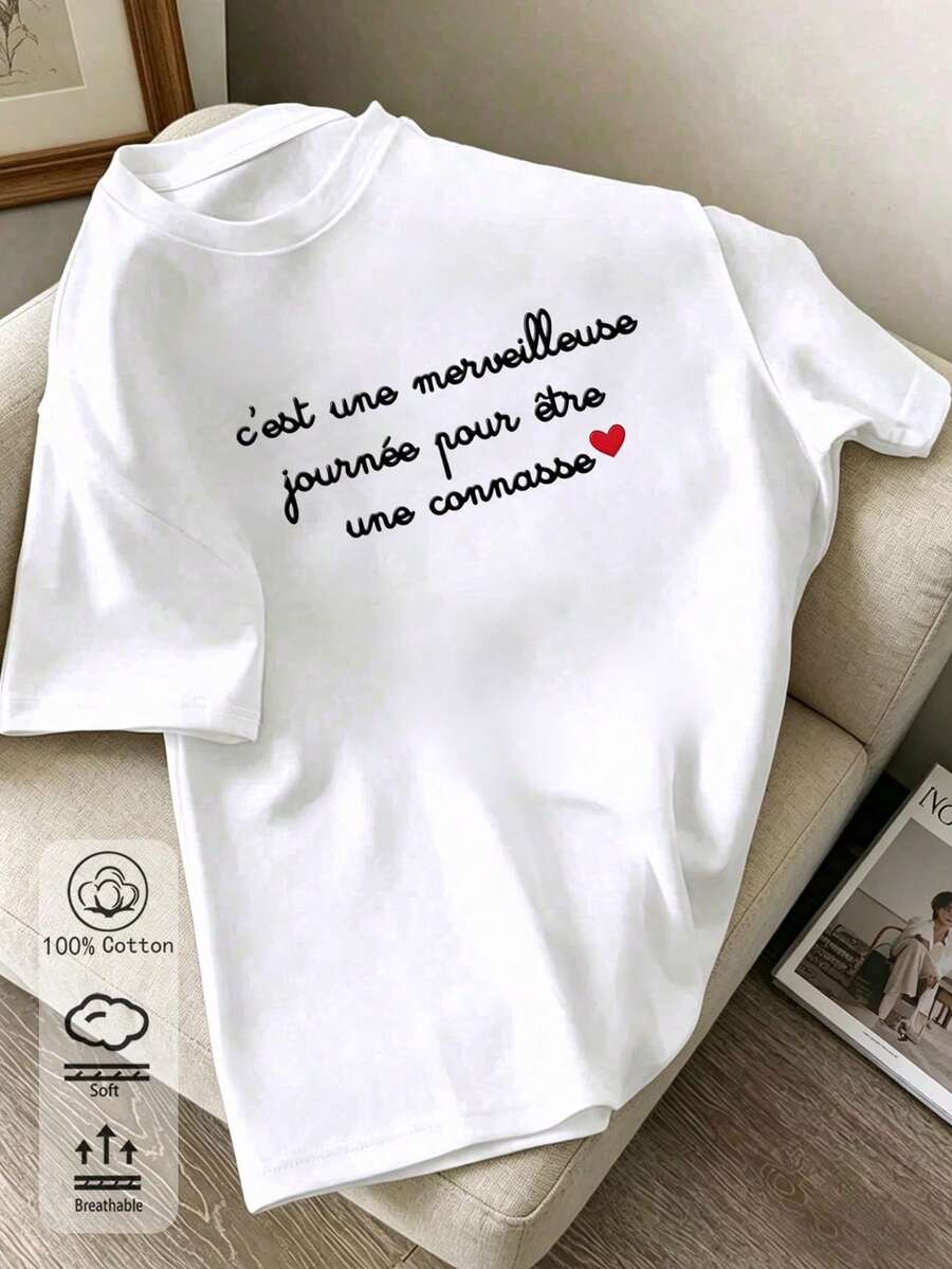 Women T-Shirts - 白色 2 - 查看 1