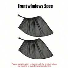 Car Mosquito Window Curtain, Car Sunshade Curtain, Car Window Mosquito Net, Car Window Sunshade Anti-UV Net, Front Windshield Sunshade Heat Insulation - Sunshade - View 9