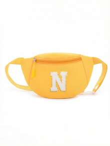 1pc Girls Waist Bag, Cute Sling Crossbody Bag, Shoulder Bag, Backpack, 26 Letters Chest Bag, Suitable For Daily, Outdoor, Travel, Hiking, Portable Use, Ideal Gift Choice - Multicolor - View 34