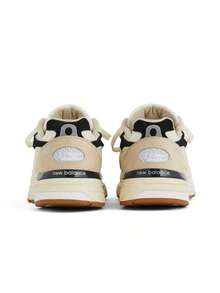 New Balance NB 993 Comfortable And Versatile Leather Low-Top Running Shoes For Men, Beige - Beige - View 4