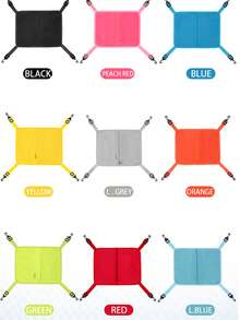 Colorful Paddle Board Storage Bag, Surfboard Storage Bag, Kayak Storage Bag, Outdoor Water Sports Accessories, D-Ring Paddle Board Surfboard Storage Bag, Portable Bag, Nylon Mesh Bag, Deck Mesh Bag, Deck Bag - Hot Pink - View 7