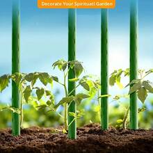 40pcs/Set Green Garden Trellis, Includes 20 Stakes + 10 Connectors + 10 Clips, For Grape, Cucumber, Bean Vine Climbing, Rose Support Pole, Adjustable Height Modular Design, Suitable For Vegetable And Fruit Vine Plants - Stand Combination Kit - View 7