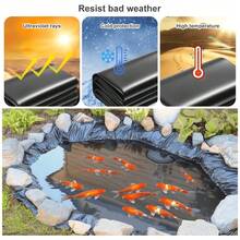 New Material Fish Pond Waterproof Membrane, Waterproof Cloth, Anti-Aging, For Fish And Shrimp Aquaculture Ponds And Dams, Waterproof Membrane Geomembrane High-Density HDPE, Special For Building Pond Landscape, High Toughness 0.2mm Thick - Multicolor - View 7