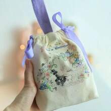 Bolsas de dulces para boda con diseño de conejo en surtido de colores aleatorios, cajas de regalo, bolsas de dulces con cordón, bolsas de dulces prácticas sin pliegues para recuerdos de boda - A - Ver 10