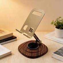 Desktop Phone Stand 360° Rotatable, Sturdy, Adjustable Desktop Phone Holder, Foldable Phone Stand, Compatible With All Phones - A - View 7