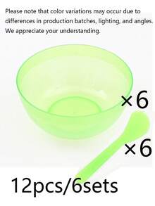 12pcs/2sets Professional Face Mask Making Kit - Includes Portable Mixing Bowl And Stirrer. Provides Various Soft Macaron-Inspired Colors. DIY Tools Designed For Blending Skincare And Beauty Products. - Multicolor - View 11