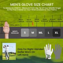 FINGER TEN Premium Cabretta Leather Men Golf Glove With "GOOD SHOT" Design 1 Pack For Left Hand, Soft Full Leather Grip With Breathable & Flexible Fit For All Golfers - White - View 7
