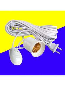 3 Meter Extension Cord With Socket For Light Bulb (Bulbs Not Included) - 3 Meters - View 3
