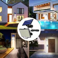 1pc Solar Light With 106 LED Beads And Independent Solar Panel, Adjustable Bracket, 4 Switchable Modes, Suitable For Porch, Garage, Garden, Yard, Driveway And Other Locations - Solar Lights - View 4