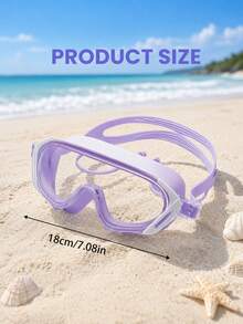 Adult Large Frame Swimming Goggles - Anti-Fog, Waterproof, 180° Wide Angle Unisex Swimming Goggles, Suitable For Pool And Open Water - Black - View 4