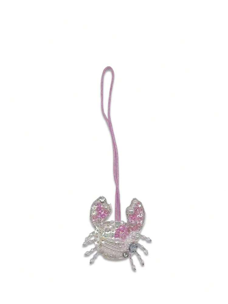 Fruit Summer Beach Vacation Style Bag Charm, Fashionable Cute Versatile Rhinestone Bag Pendant - Multicolor - View 16