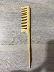 1pc Bamboo Comb Set, Natural Wood Comb For Women, Anti-Static Wide-Tooth Comb, Styling Tail Comb - 1 - View 12