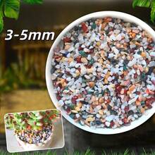 500g天然雨花石，彩色裝飾鵝卵石，適用於水族箱、烏龜缸造景、多肉盆栽、花瓶填充裝飾 - A - 查看 4
