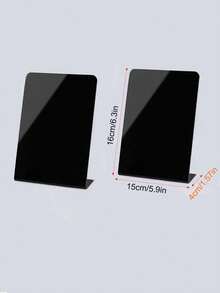 2/4Pcs, 15x16/20x26cm, Clear/Black, 3mm Thickened Acrylic, Dry Erase Writing Board, Mini Whiteboard, Wipeable Reusable Easy Clean, Freestanding, Table Sign, Restaurant, Office, Shop, Wedding, Party, Menu Holder, Message Board, Graduation, Home Decor - Notice Board - View 19