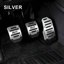 3pcs Manual Anti-Slip Car Pedals, Ergonomic Design, Durable, Suitable For Accelerator, Brake, Clutch Pedals Car Accessories - Foot Pedal - View 1