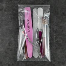 7/9pcs Nail & Pedicure Tool Set, Nail Cuticle Pliers, Nail File, Dead Skin Pusher, Nail Exfoliator, Nail Cleaning & Care Tool Kit - Multicolor - View 12