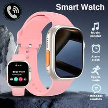 1pc Men's & Women's Silicone Strap Sports Smart Watch, Call, Step Counter, Calorie, Call & Message Notification Multifunctional Smartwatch, Compatible With Android And Apple System Phones - Multicolor - View 12