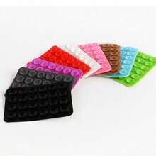 Octobuddy Double-Sided Silicone Suction Phone Stand Integrated Case, Portable Adhesive Stand With Stick-On Mini Wallet And Card Holder, Multi-Functional Sticky Stand For Women's Phone And Small Item Storage - A - View 1