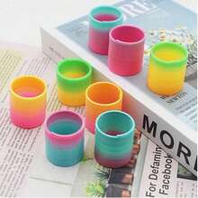 6/12/18/24/30/36PCS Assorted Rainbow Coil Spring Style Set, Round Wire Coil, Party Favors, Gift Fillers - Multicolor - View 4