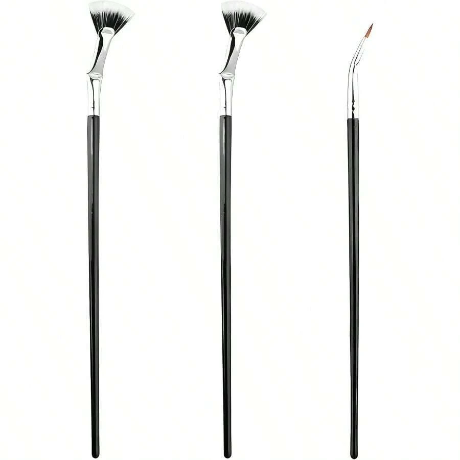 Cepde de pestpara pest 3 piezas, cepde de pestpara efectos naturales elevados y mejorar las pestms bajas, aplicacin suave de fibra sinttica sin aglutin - Negro - Ver 1