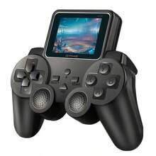 520-In-1 Retro Gaming Handheld Console With , Built-In Classic Arcade Games, AV TV Output, 2.4" Screen, Rechargeable - Black - View 3