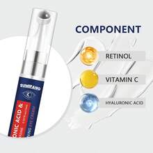 SUMIFANG 15ml 三效緊緻眼霜,富含視黃醇、維生素C與玻尿酸,有效保濕、改善眼周乾燥與細紋,舒緩疲勞,使眼周肌膚更光滑且更有質感 - Hyaluronic Acid - 查看 8