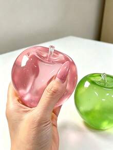 1個/綠色/粉色蘋果捏捏樂玩具，成人捏壓釋放玩具，慢回彈釋放玩具，緩解焦慮感官玩具，成人壓力緩解捏捏樂，適用於成人派對，軟綿綿，生日禮物，禮品袋小禮物，軟綿綿，捏捏樂玩具 - 均碼 - 查看 1