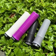 AOFDA Universal 135MM Mountain Bike Handlebar Grips Rubber Granular Anti-Slip Shock-Absorbing Wear-Resistant Sealed Lock-Ring Fixed Dirt Bike Grips Professional Cycling Bicycle Handlebar Accessories - Multicolor - View 7