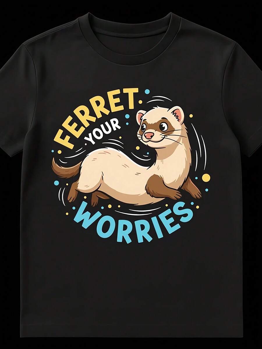 [Talla Grande]Camiseta Unisex para Amantes de Hamsters y Entusiastas de Mascotas - Negro - Ver 1