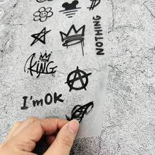 A Set Of 22pcs, Graffiti Kit, Bicycle Frame Protective Stickers - Cartoon Mountain And Road Front Fork Protective Film, Suitable For Motorcycles And Bicycles, Cool Car Decoration UV Stickers And Decals - A - View 9