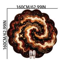 1 件复古青铜星空不对称地垫，加厚地毯，绒面地毯，秋冬地毯，装饰地毯，卧室装饰，小地毯，地毯，家居装饰，客厅地毯，卧室地毯，客厅家居装饰，户外地毯，可水洗地毯，毕业礼物 - 古銅 - 查看 13