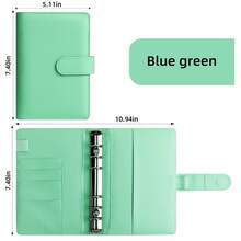 A6 預算活頁夾附現金信封，PU 皮革筆記本計畫夾，現金儲存文件夾信封系統，適合返校季、學校用品、儲蓄計畫、雙週儲蓄計畫、10,000 儲蓄計畫與儲蓄策略，精選耐用 PU 皮革封面，質感優異，活頁設計可自由增減內頁，搭配專用現金信封，方便分類收納與快速取用，輕巧 A6 尺寸，便於攜帶 - A6 - 查看 19