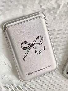 新款強力磁吸卡夾 MagSafe 適用於 Apple 17/16/15/14/13/12/11 背面黏貼式可愛個性化餐卡插槽套 定製款 - 彩色 - 查看 9
