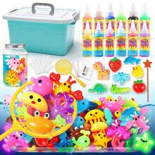 DIY Magic Water Fairy Toy Set - Water Fairy Gel Kit With Colorful Solution And Molds, Water Bead Creative Toy, Suitable For Children's Party And Gift - Multicolor - View 1