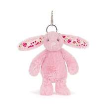 Jellycat Blushkin Blossom Bunny Bag Charm - China Exclusive - Pink - View 5