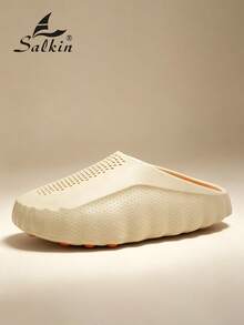 Salkin Designer Mind001 男款訊息拖鞋 卡其色 22 個吸震節點 厚底拖鞋 男用 提升賽前狀態 適合運動員賽前或賽後訓練鞋 男款休閒鞋 舒適鞋履 街頭與居家時尚 日常涼鞋 夏季度假風格沙灘拖鞋 - 卡其色 - 查看 7