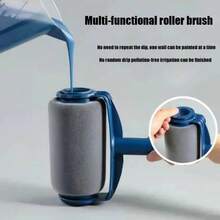 1pc Self-Absorbing Large Paint Roller Brush - 6 Inch Fabric, Suitable For Wall And Wallpaper Painting - A - View 3