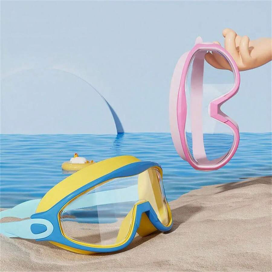 Student Waterproof Adjustable Swimming Goggles Anti-Fog Surfing Swim Glasses With Earplugs - Multicolor - View 1