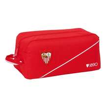 Sevilla FC 塞維利亞足球俱樂部防水運動鞋包，帶拉鍊隔層和側提手 - 選項 2 - 查看 2
