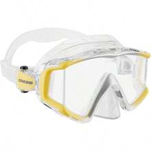 Comfortable, Pure Silicone Diving/Snorkeling Mask - 杏色 - 查看 2