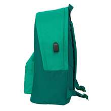 Real Betis Balompié | Betis Balompié School Backpack Adaptable To Trolley (Without Trolley) Water Resistant, Official License, 2 Large Compartments, Bottle Pocket - Double (1) - View 4