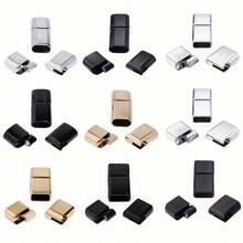 1Pc/2Pcs Magnetic Buckle, Flat Rectangular Magnetic Buckle, Inner Hole With Rounded Corners, Wrist Cord Buckle, Craft Jewelry Accessories Making Material, Jewelry & Watch Accessories > Jewelry Accessories > Bracelet Accessories, Jewelry Making Supplies Category, DIY Jewelry Accessories, Bracelet Connector Buckle - Multicolor - View 11