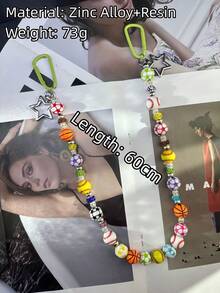 Original DIY Colorful Football Pants Chain Fashionable Men And Women Accessories Y2K Hip-Hop Jewelry Party Holiday Gift Product Color Randomly Sent - Multicolor - View 13