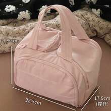 Multineos Comercial Large Capacity Portable Cosmetic Bag, Portable Cosmetic Washing Bag For Travel, Storage. - Baby Pink - View 5