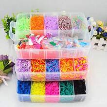15,000 Colored Rubber Bands Weaving Set – DIY Craft Set With Storage Box, Bracelet Weaving And Jewelry Making Set – UK - A - View 2