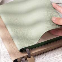 1pc Soft Leather Notebook, Lined Diary Notebook A5, 200 Pages For Writing, Suitable For Study And Office School Supplies - A5 - View 2