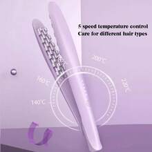 SeeCherish Hair Iron Ceramic 3D Grid Hair Crimping Iron Professional Volumizing Curling Iron Corn Perm Fluffy Splint Flat Iron Hair Styling Tools - US A Type Plug(110-127V) - View 2