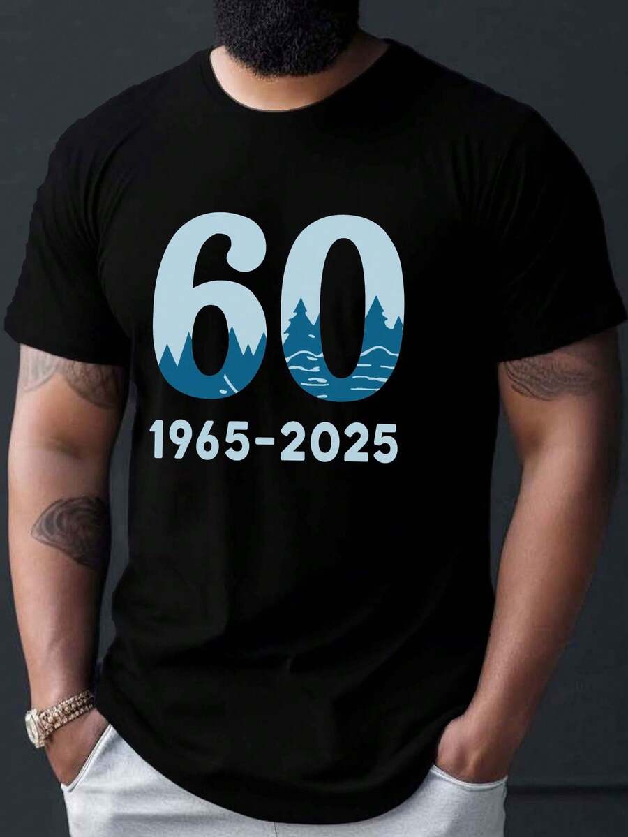 Short Gas | Casual Outdoor And Streetwear | Machine Washable | Perfect For Summer Celebrations, Casual Summer T-Shirt. | Casual Style T-Shirt | Breathable Cotton - 黑色 - 查看 1