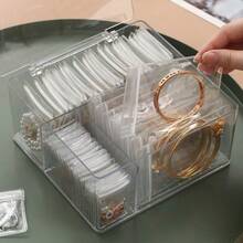 Anti-Oxidation Jewelry Storage Sealed Bag - Necklace, Earring, Ring Storage Box, Transparent Portable Bag - Multicolor - View 2