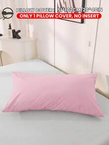 1 pieza Funda de almohada suave, funda de almohada larga, funda de almohada de tamaño estándar, cierre de sobre, resistente a las arrugas, resistente a la decoloración, resistente a las manchas, sin relleno de almohada, tamaño 20x54 pulgadas, 20x36 pulgadas, adecuado para decoración de primavera/verano, decoración de habitación, suministros de estudio - Multicolor - Ver 31